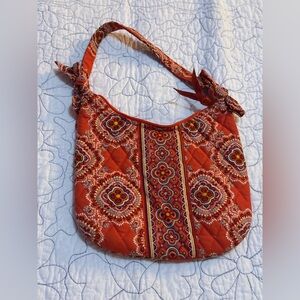Vera Bradley Orange Patterned Shoulder Bag
